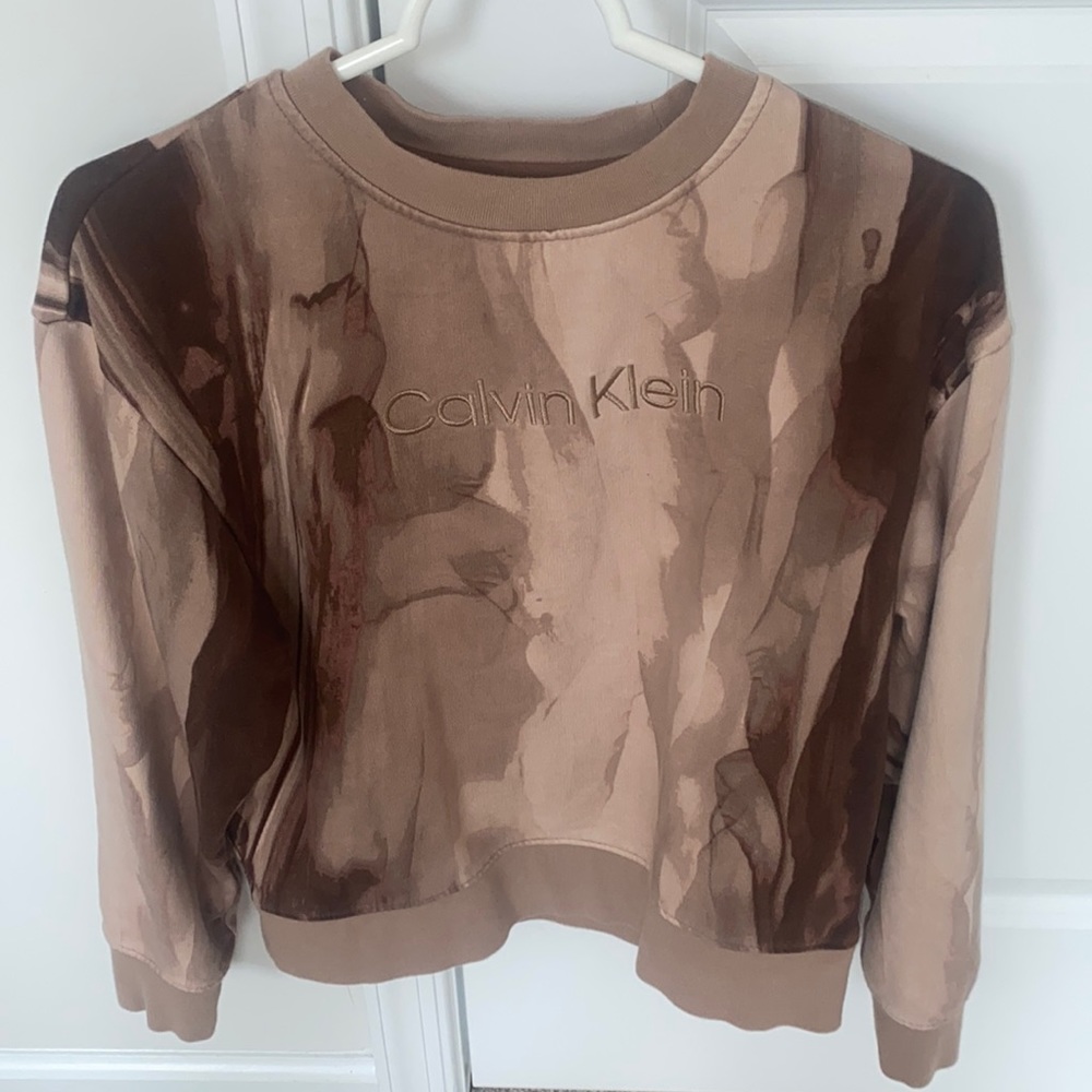 Brown Calvin Klein sweater